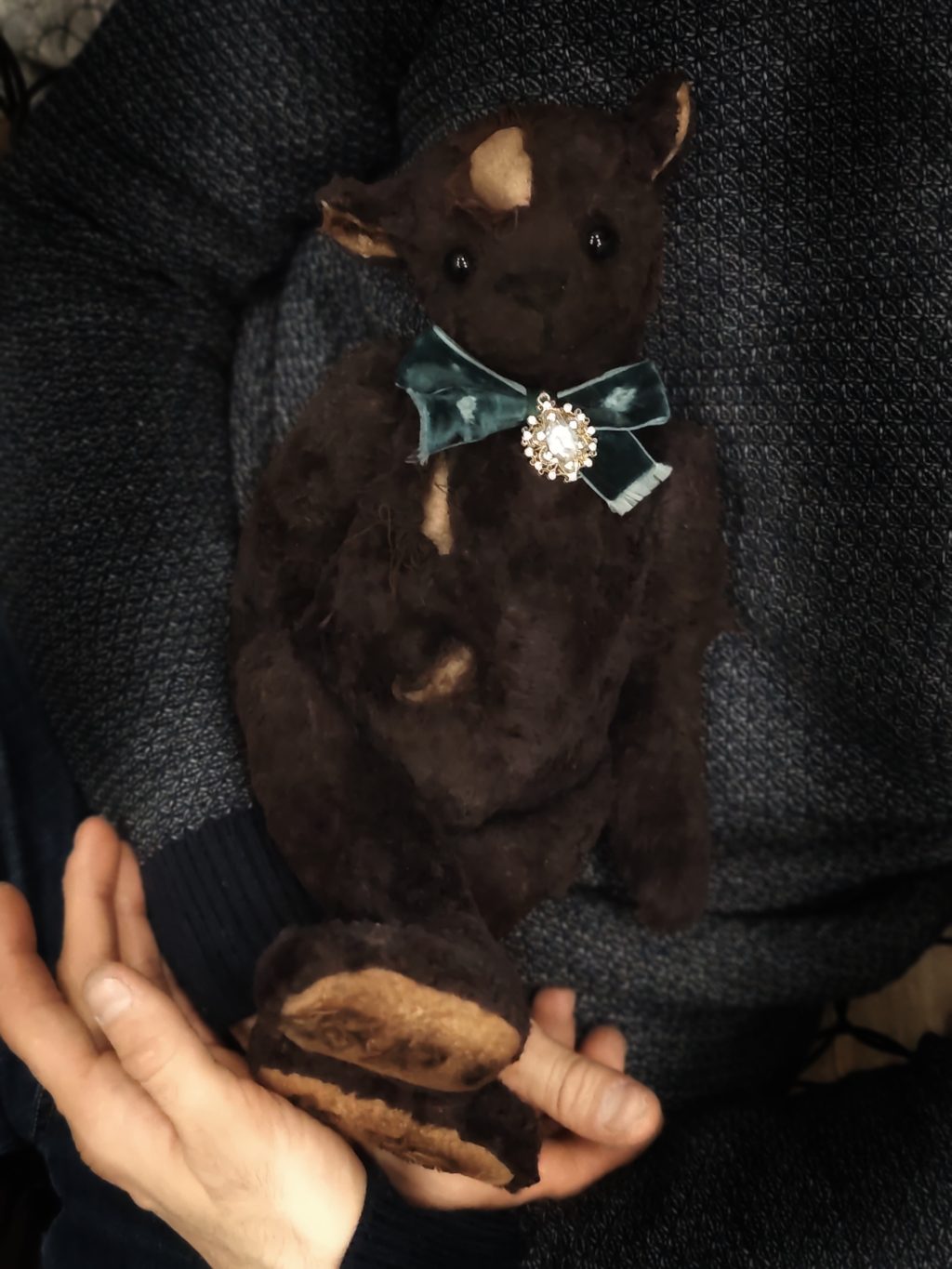 Винтажный плюшевый медведь