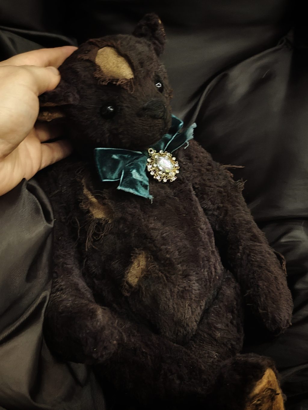 Винтажный плюшевый медведь