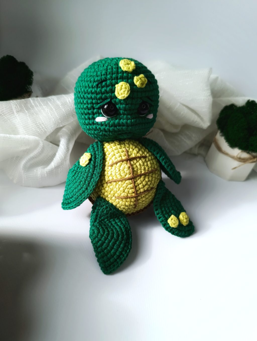 Игрушка вязаная ручной работы Черепашка