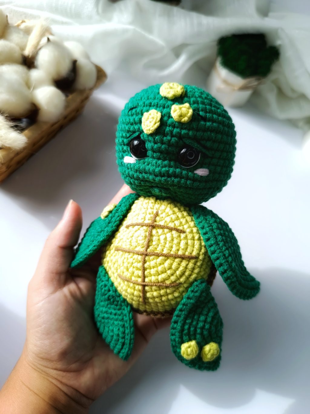 Игрушка вязаная ручной работы Черепашка