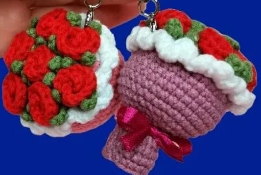 Букет брелок