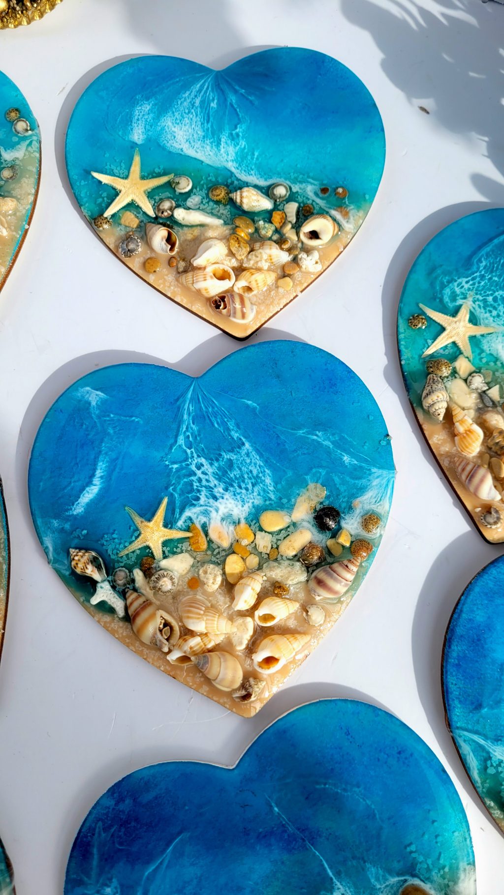 Магнит Сердце моря ручной работы