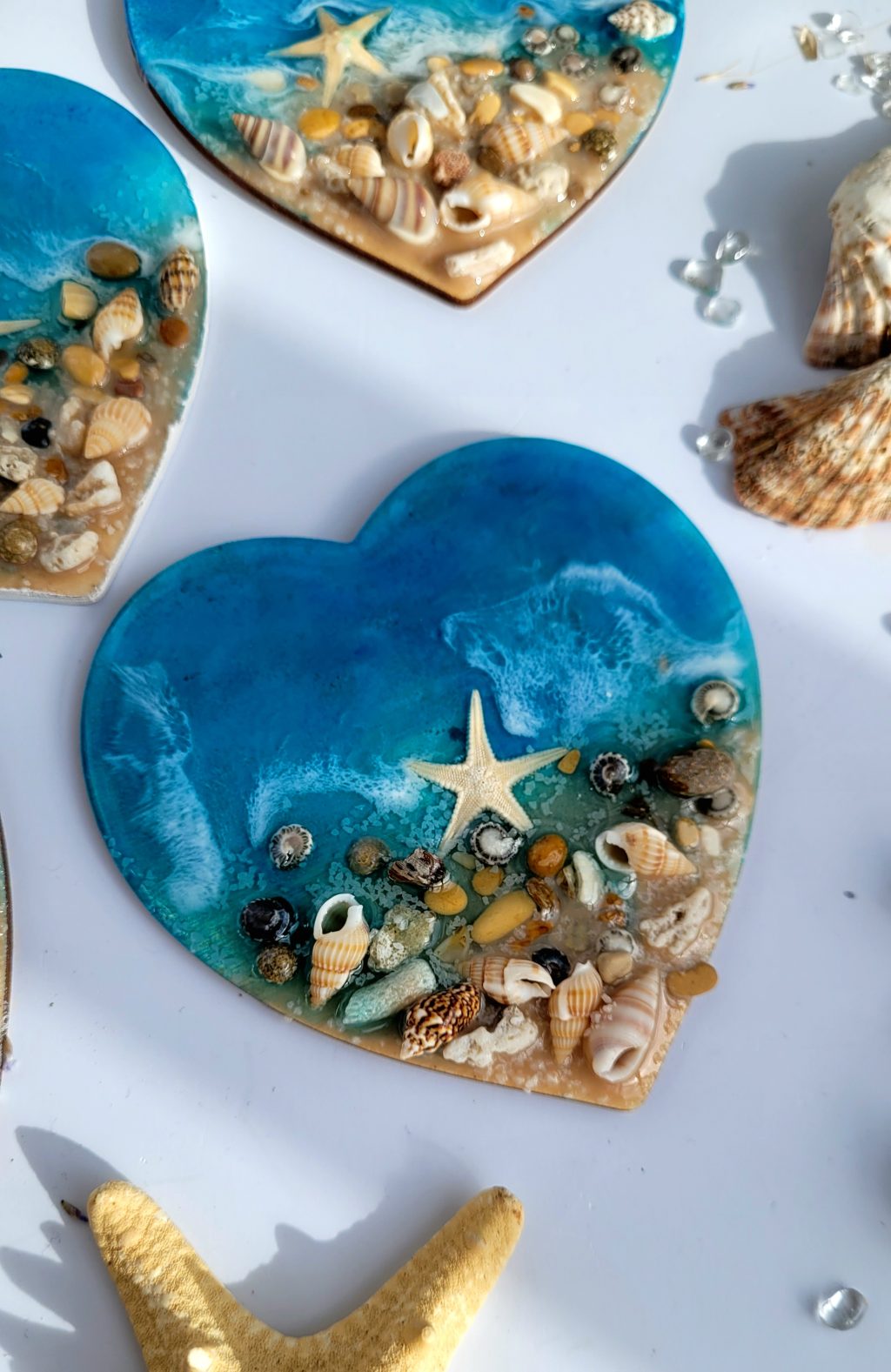 Магнит Сердце моря ручной работы