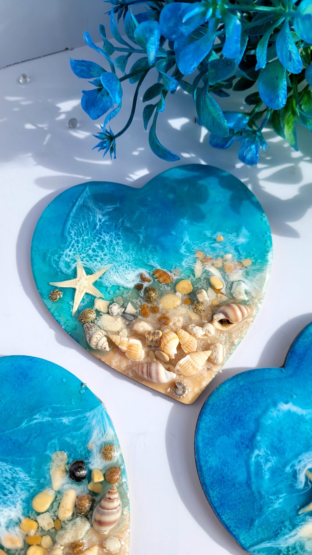 Магнит Сердце моря ручной работы