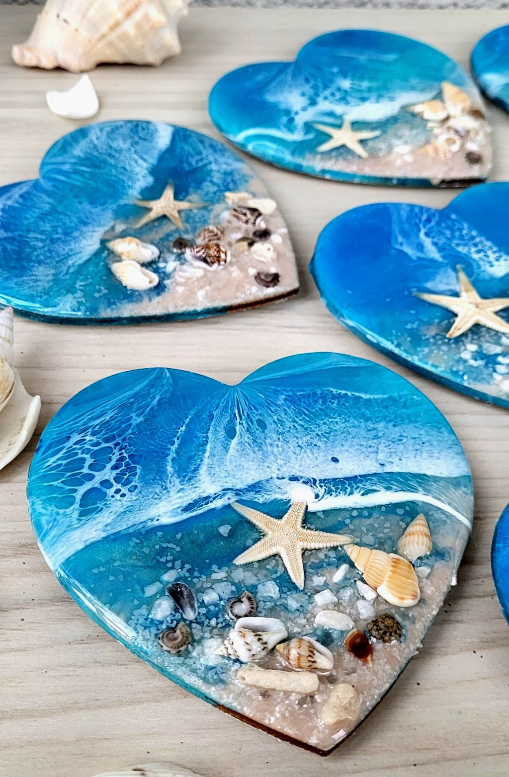 Магнит Сердце моря ручной работы