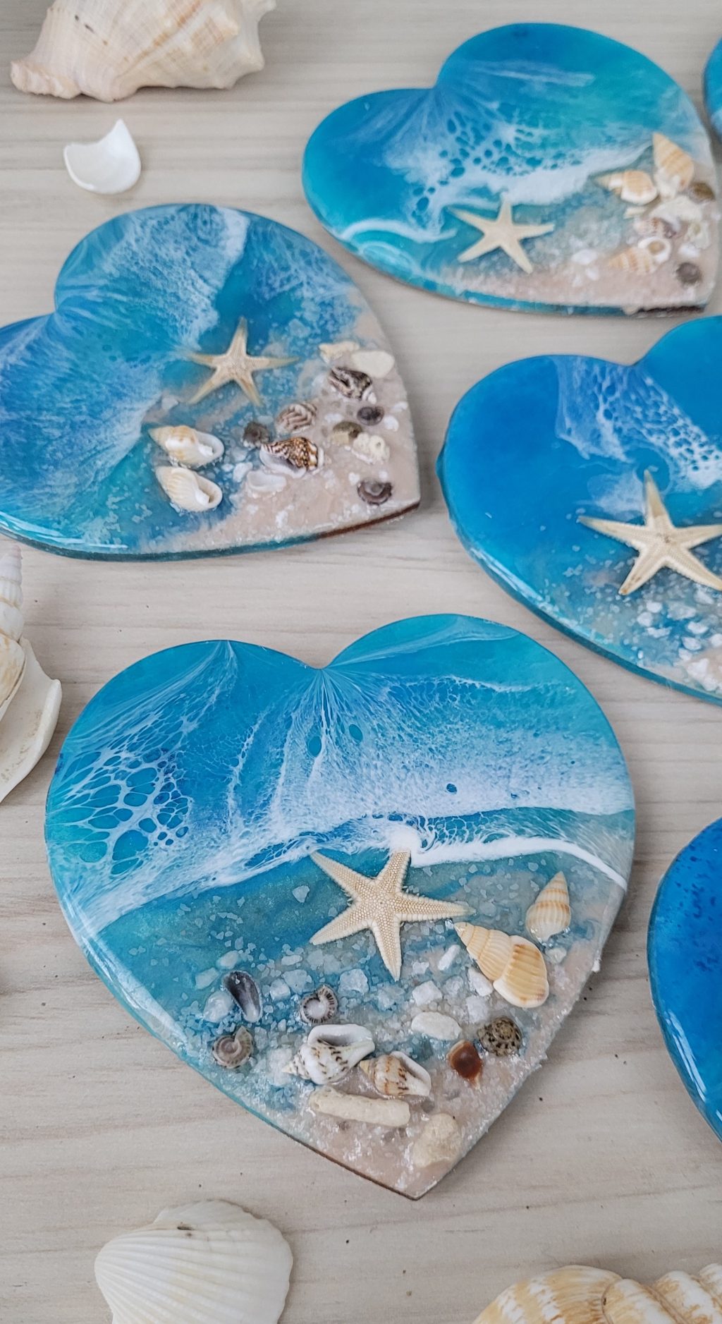 Магнит Сердце моря ручной работы