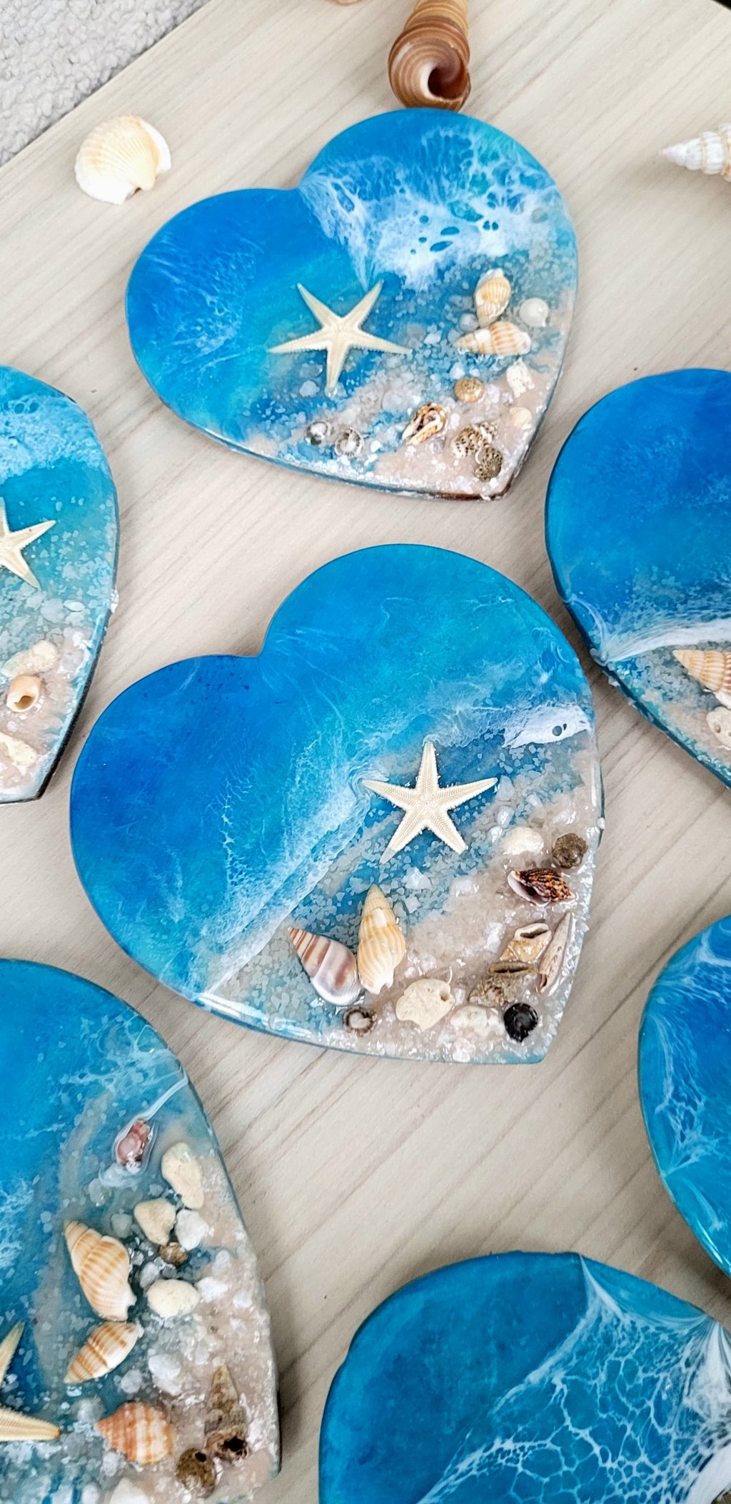 Магнит Сердце моря ручной работы