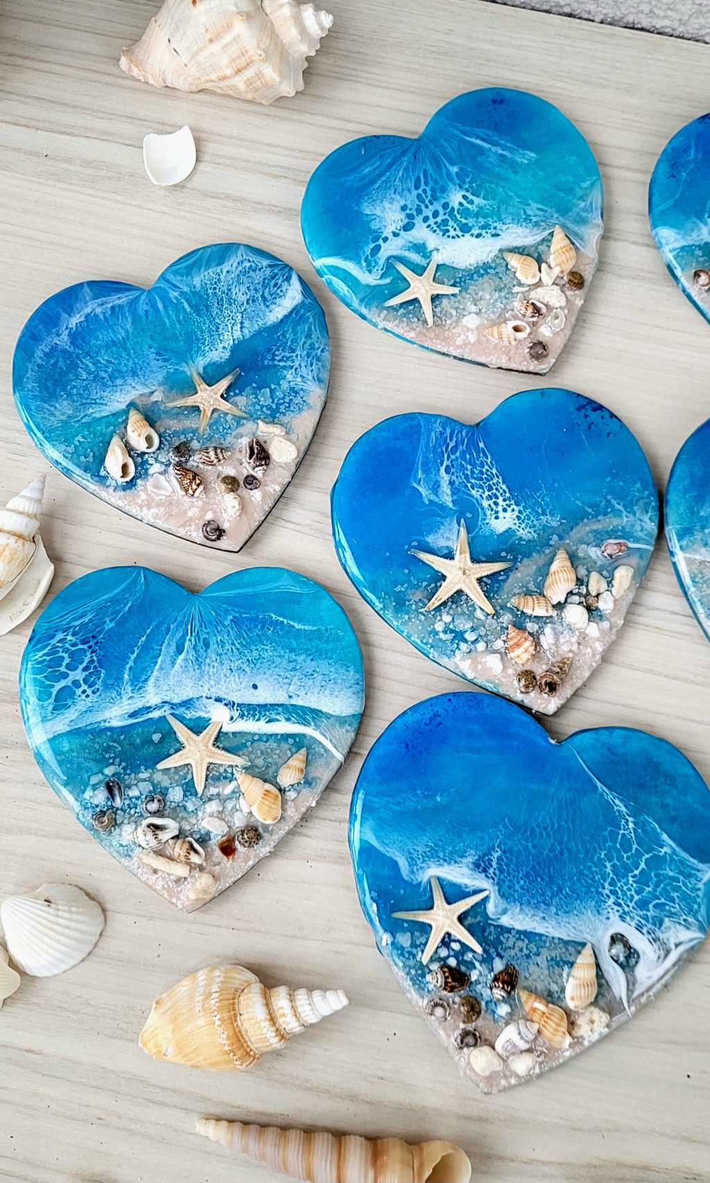 Магнит Сердце моря ручной работы