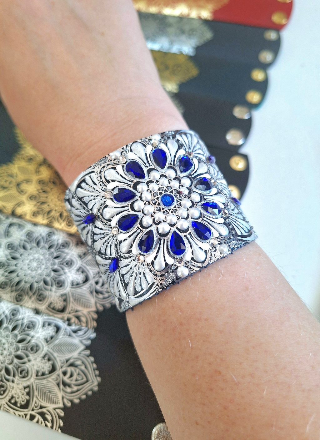 Браслет на запястье 17,5 — 18,5 см из натуральной кожи