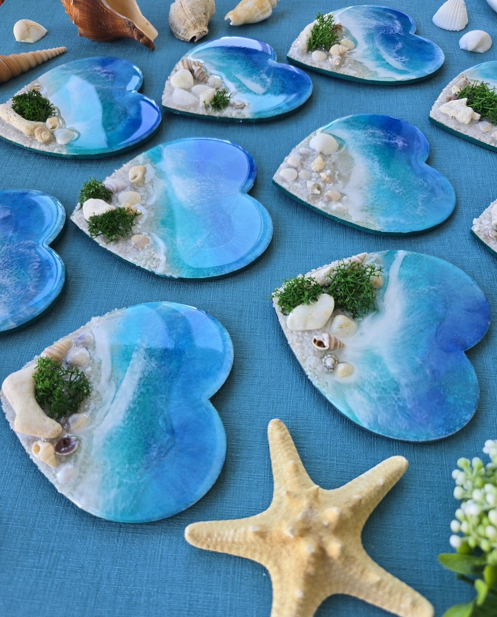 Магнит Сердце моря ручной работы