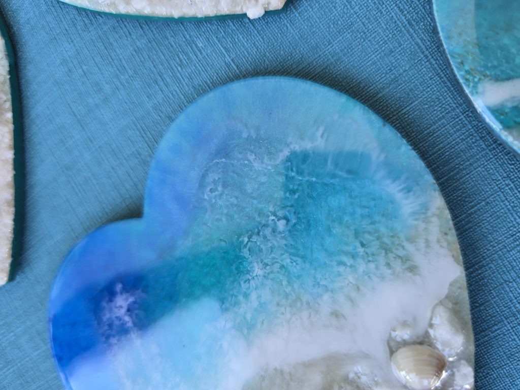 Магнит Сердце моря ручной работы