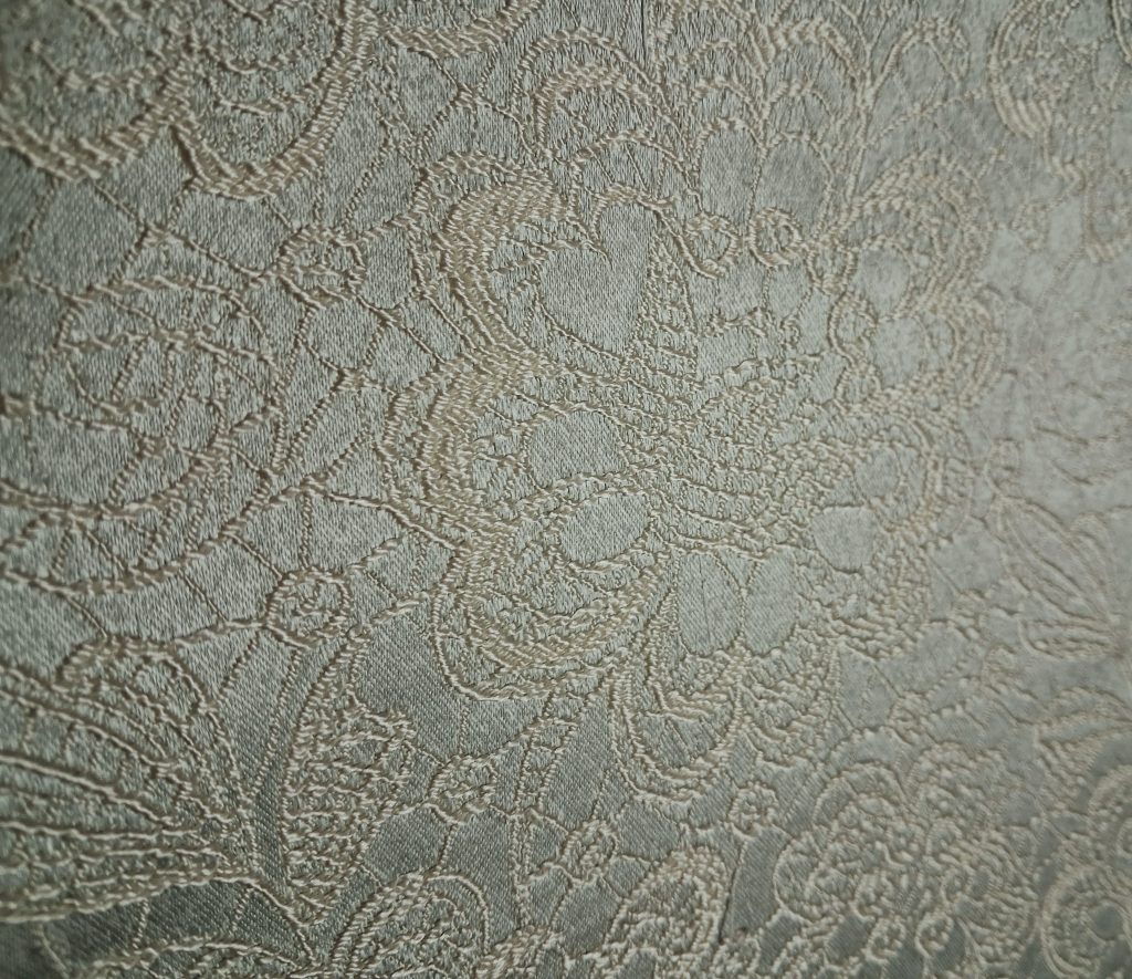 Сумка шоппер с имитацией вышивки бирюзовая