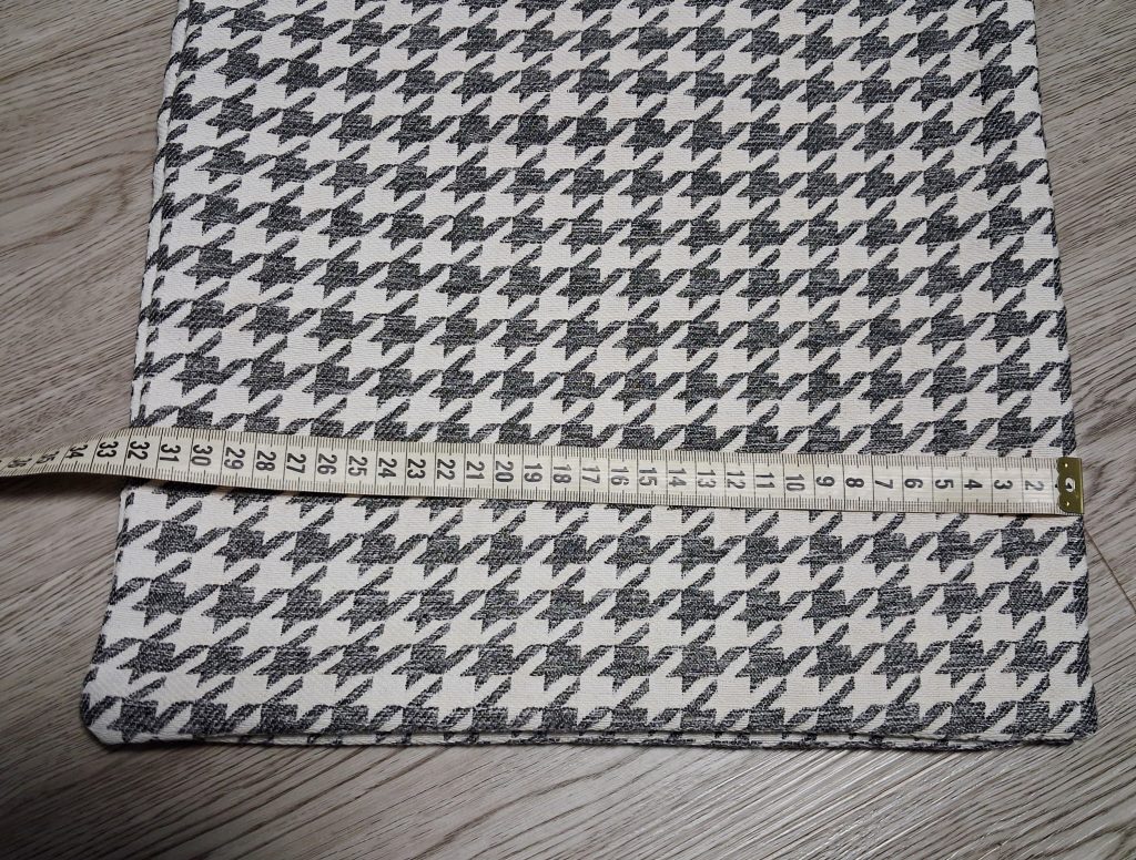 Сумка шоппер с узором труссарди. Графит.