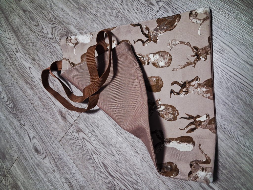 Сумка шоппер тканевая с портретами животных