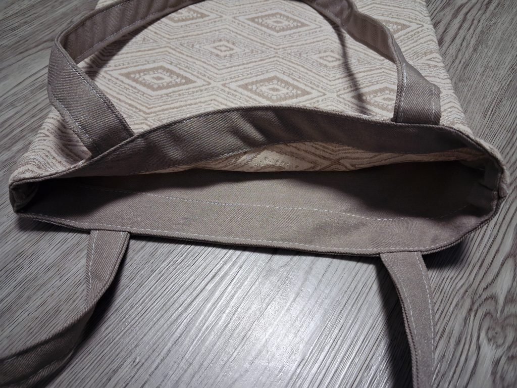 Сумка шоппер тканевая с ромбами