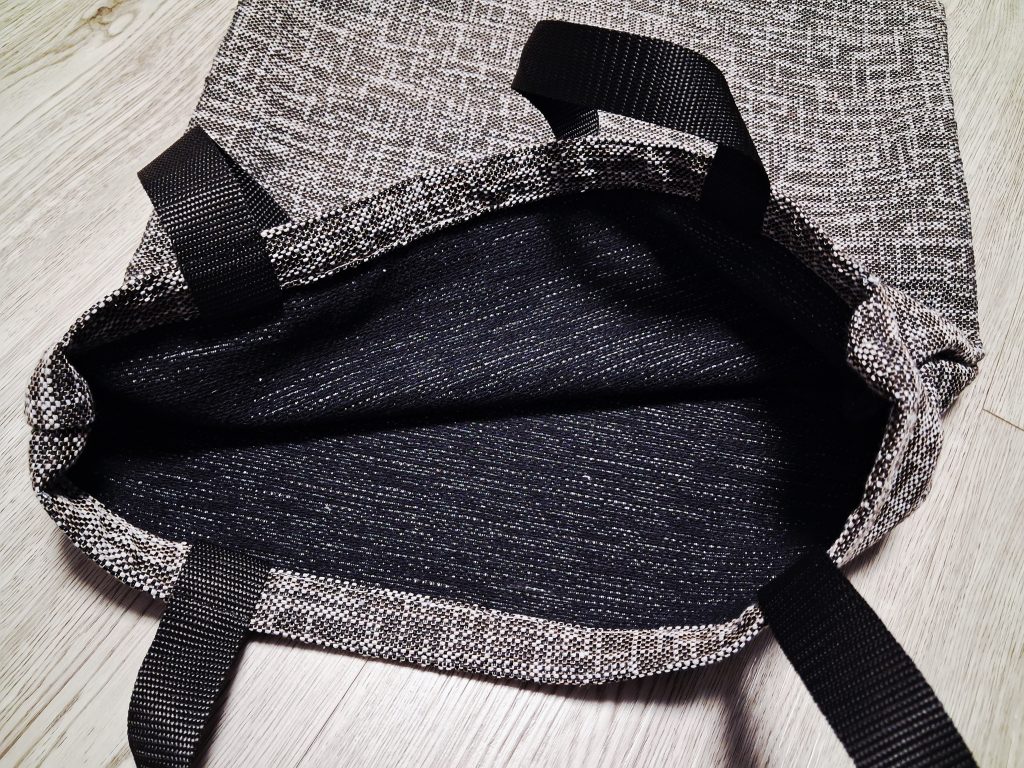 Супка шоппер большая, из рогожки