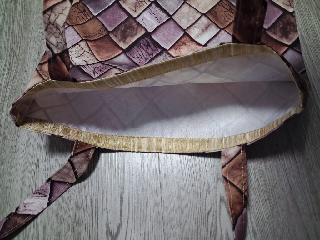 Сумка шоппер большая, из велюра