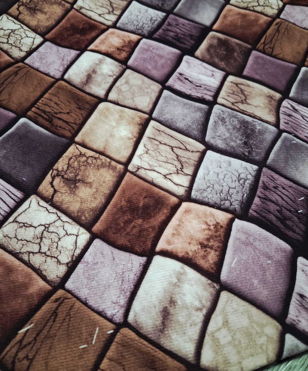 Сумка шоппер большая, из велюра