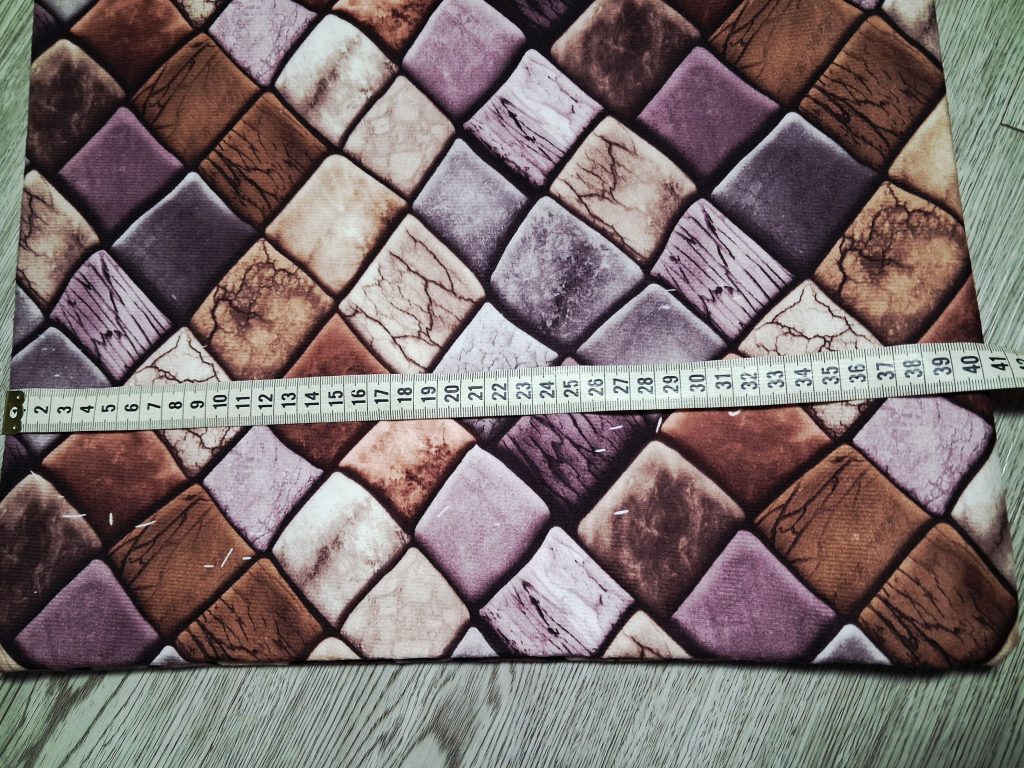 Сумка шоппер большая, из велюра