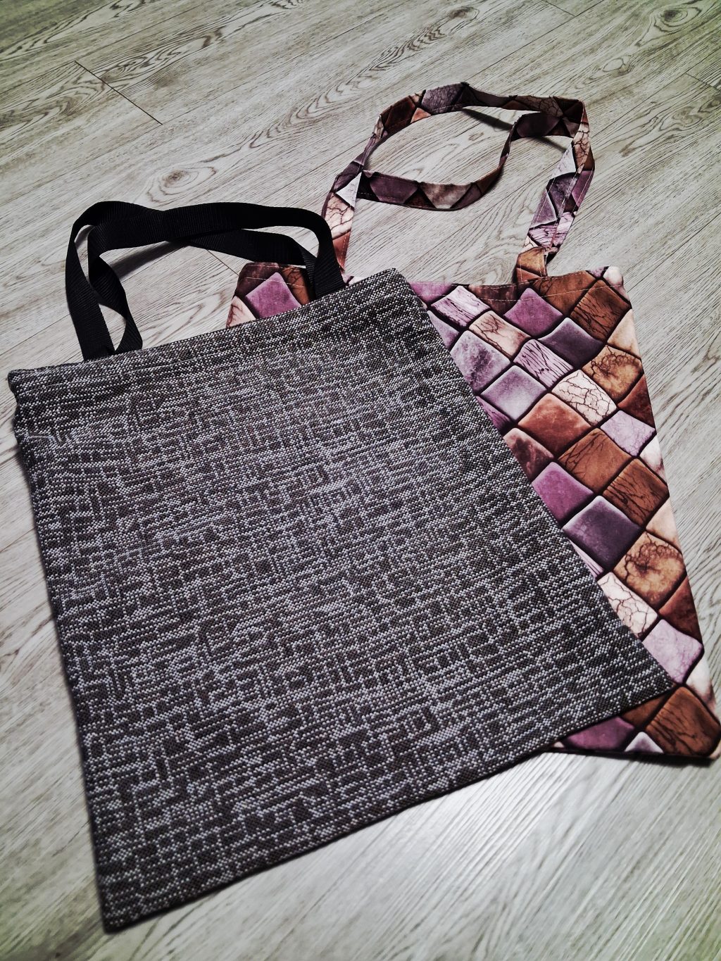 Супка шоппер большая, из рогожки