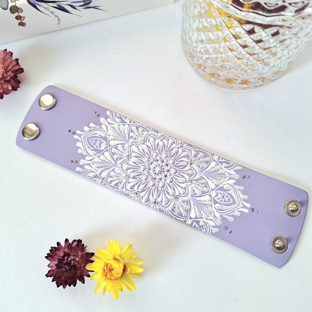 Браслет на запястье 16-17 см из натуральной кожи