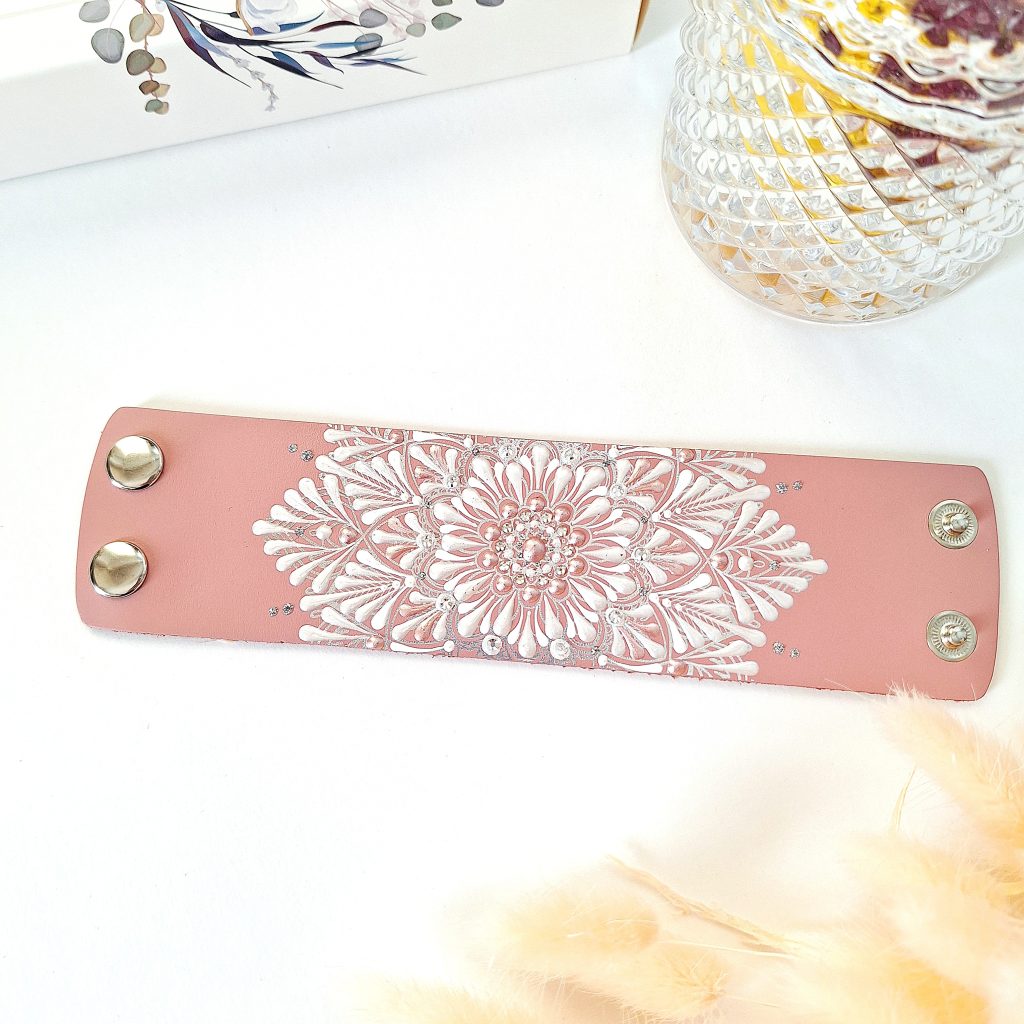 Браслет на запястье 16-17 см из натуральной кожи