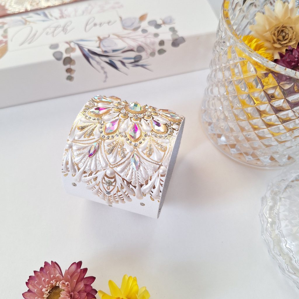 Браслет на запястье 16-17 см из натуральной кожи