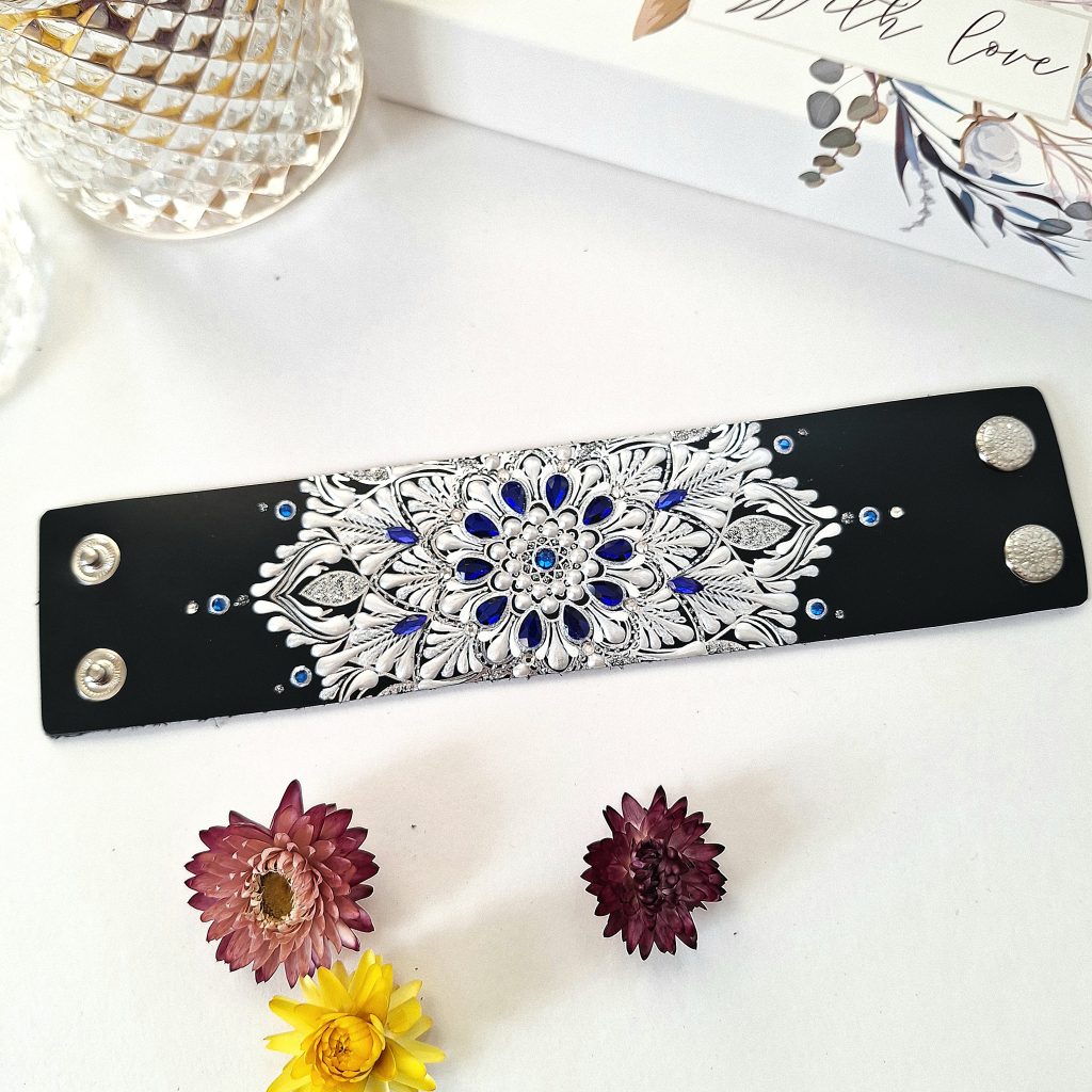 Браслет на запястье 17,5 — 18,5 см из натуральной кожи