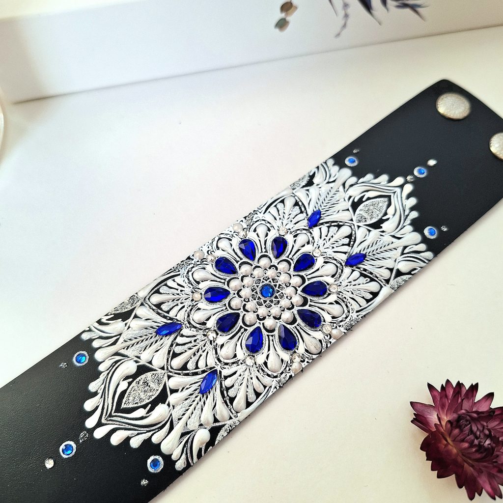 Браслет на запястье 17,5 — 18,5 см из натуральной кожи