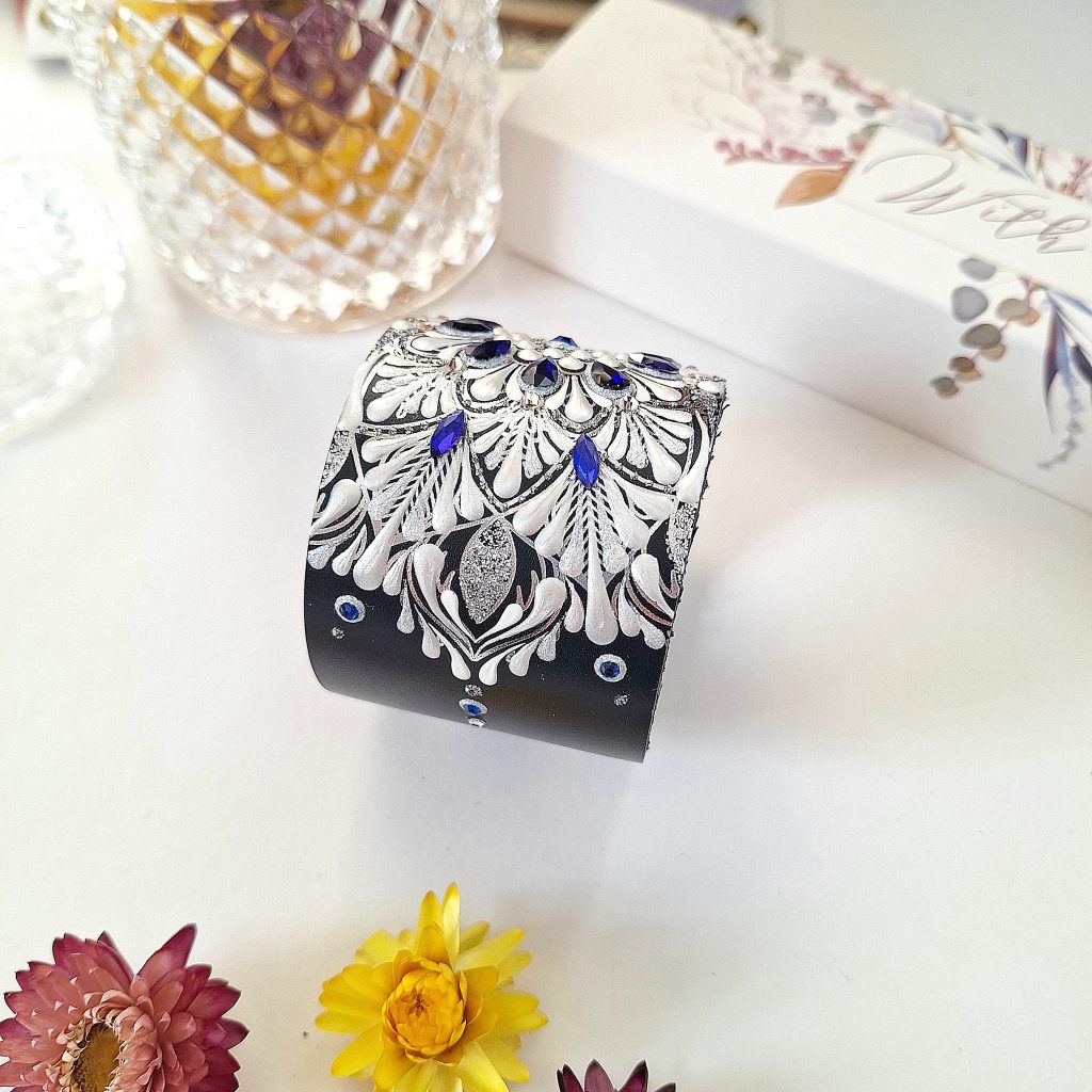 Браслет на запястье 17,5 — 18,5 см из натуральной кожи