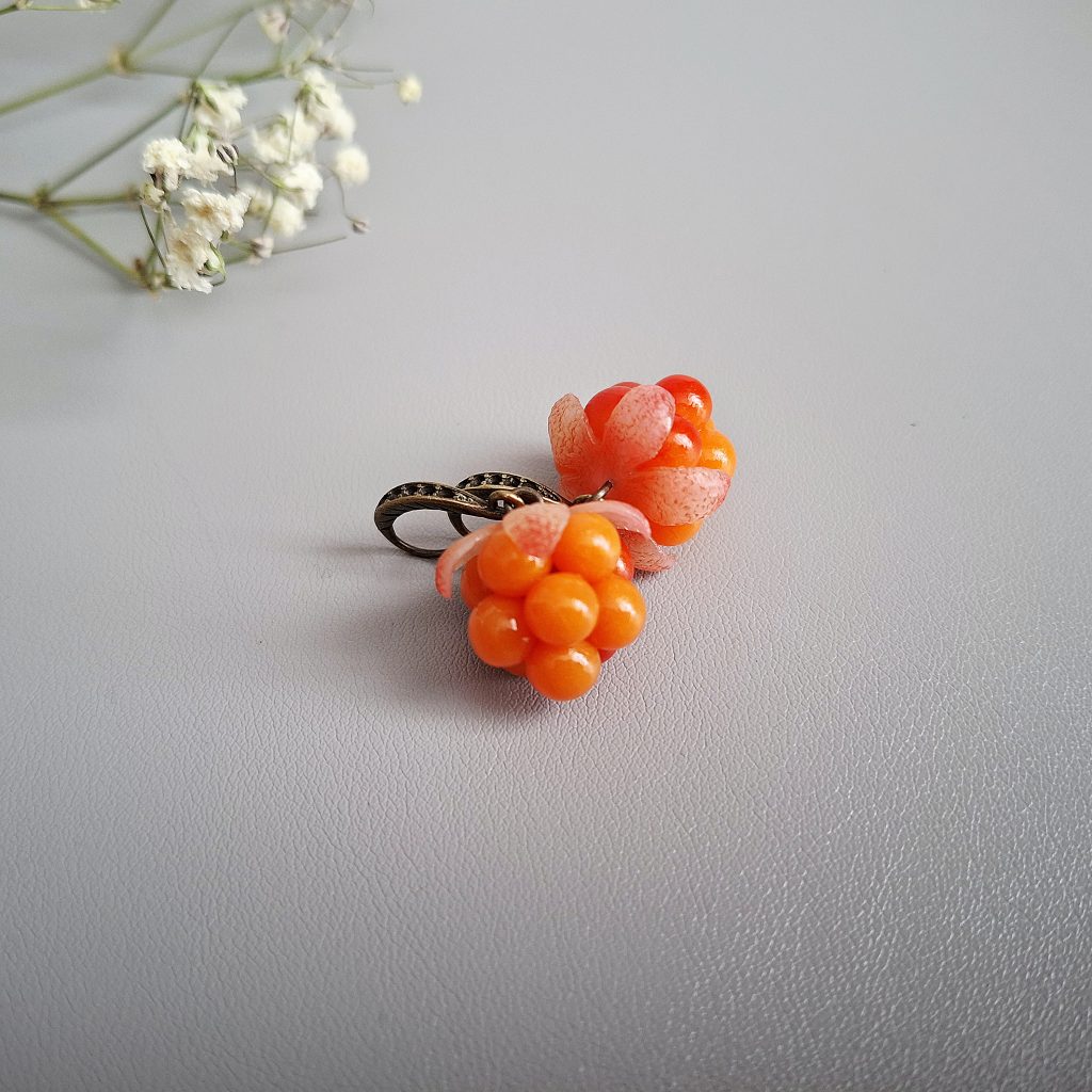 Серьги Морошка