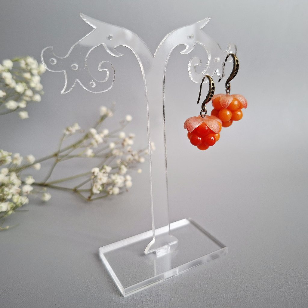 Серьги Морошка