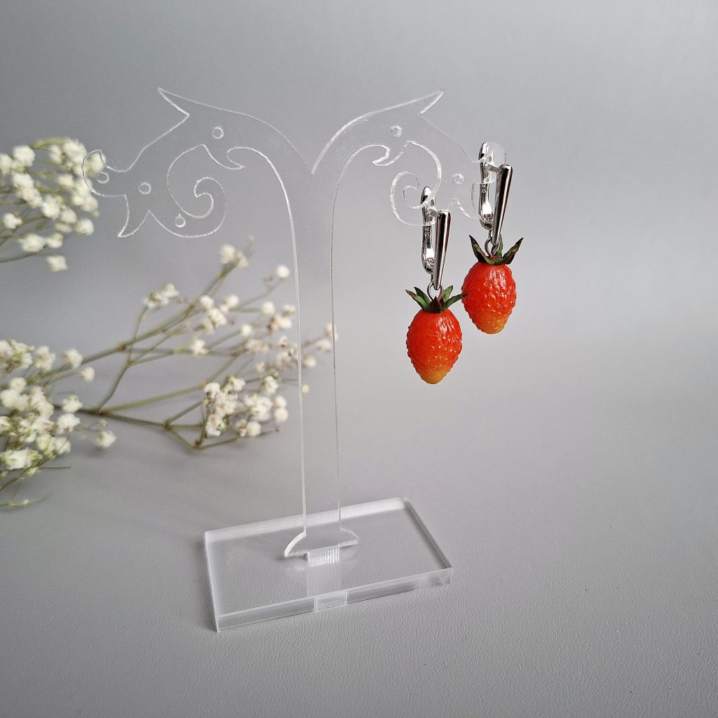 Серьги Земляника