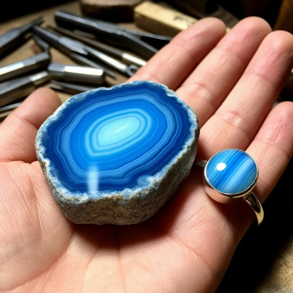 Как отличить голубой агат от подделки: полное руководство для ценителей ручной работы