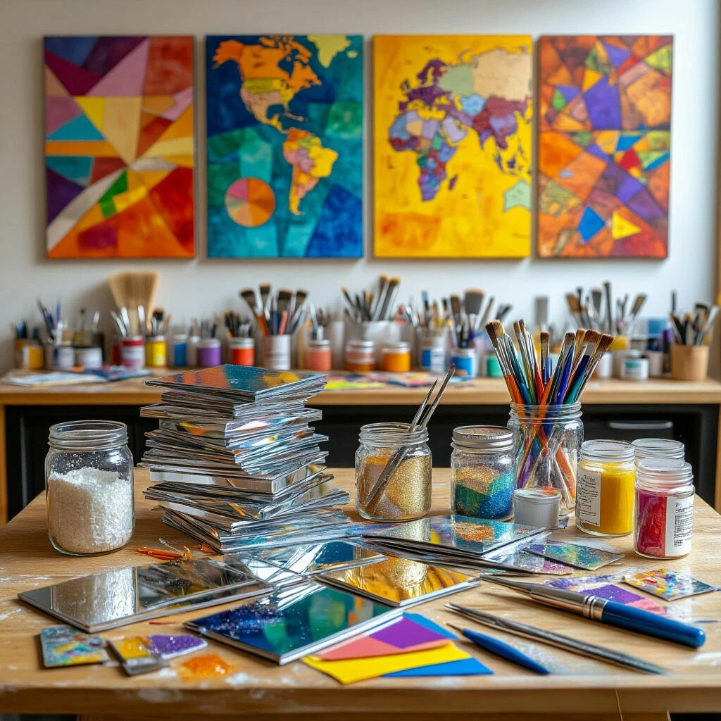 Какое зеркало используется для зеркальных картин: выбираем материал для творчества