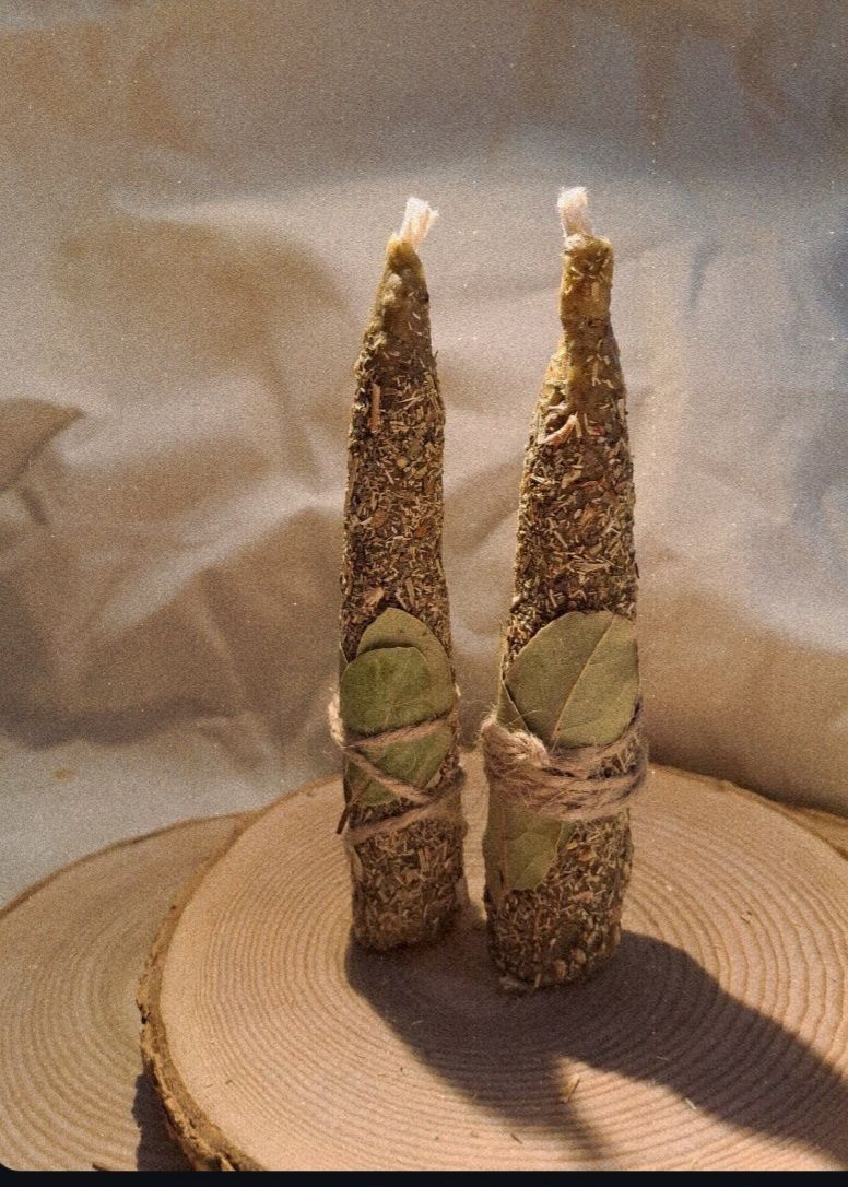 Свеча программная денежная ИЗОБИЛИЕ в миниатюре