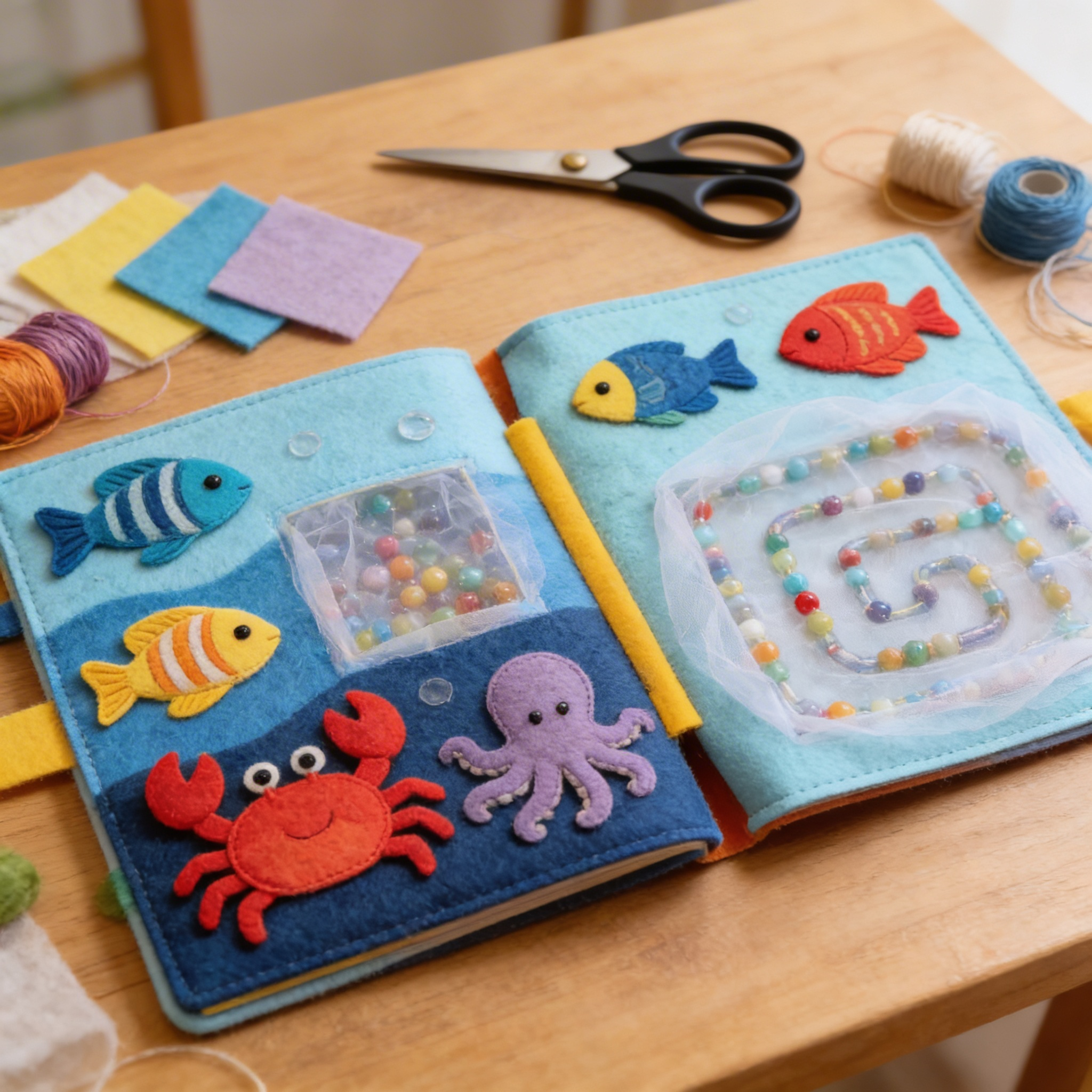 Как сделать развивающую книгу из фетра: 3 мастер-класса для начинающих