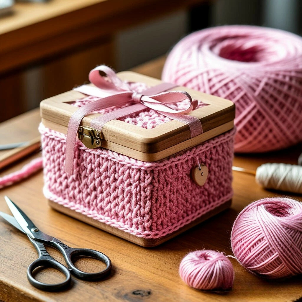 Как связать шкатулку из трикотажной пряжи крючком: подробный мастер-класс для начинающих