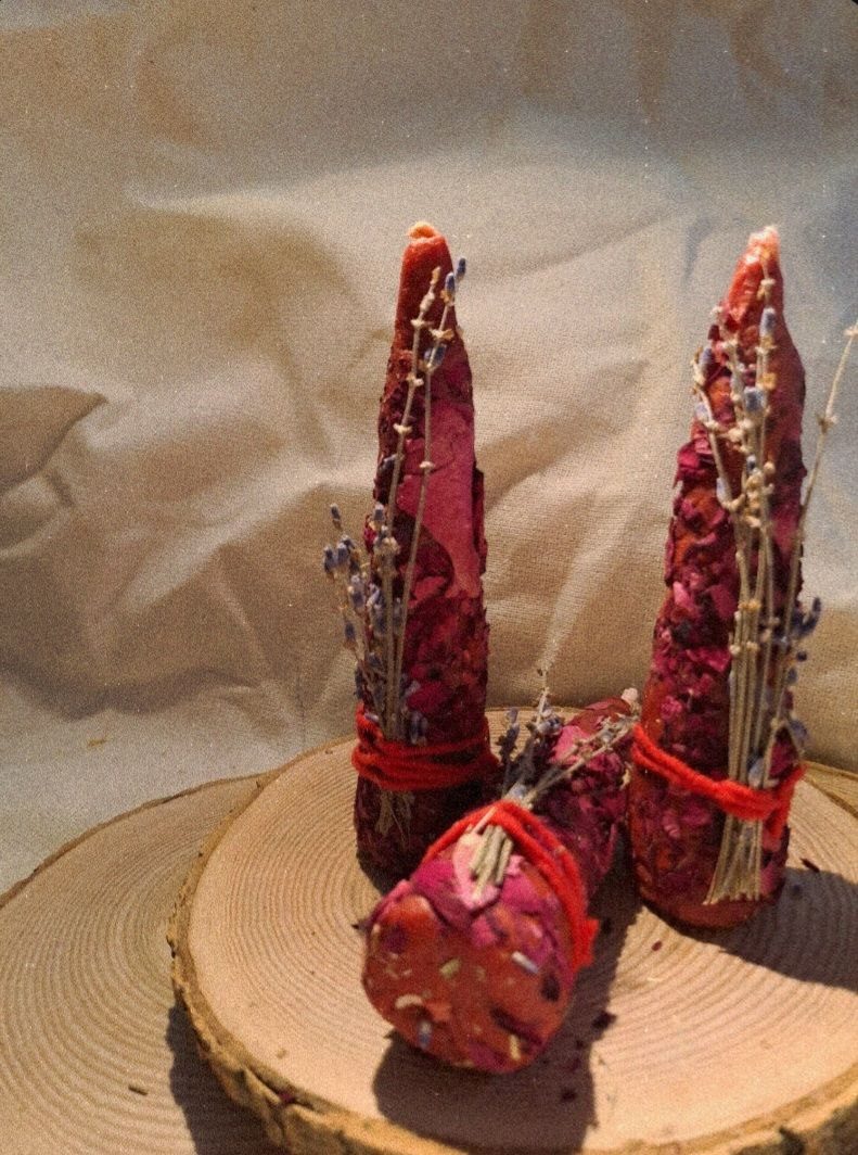 Свеча программная на любовь в миниатюре