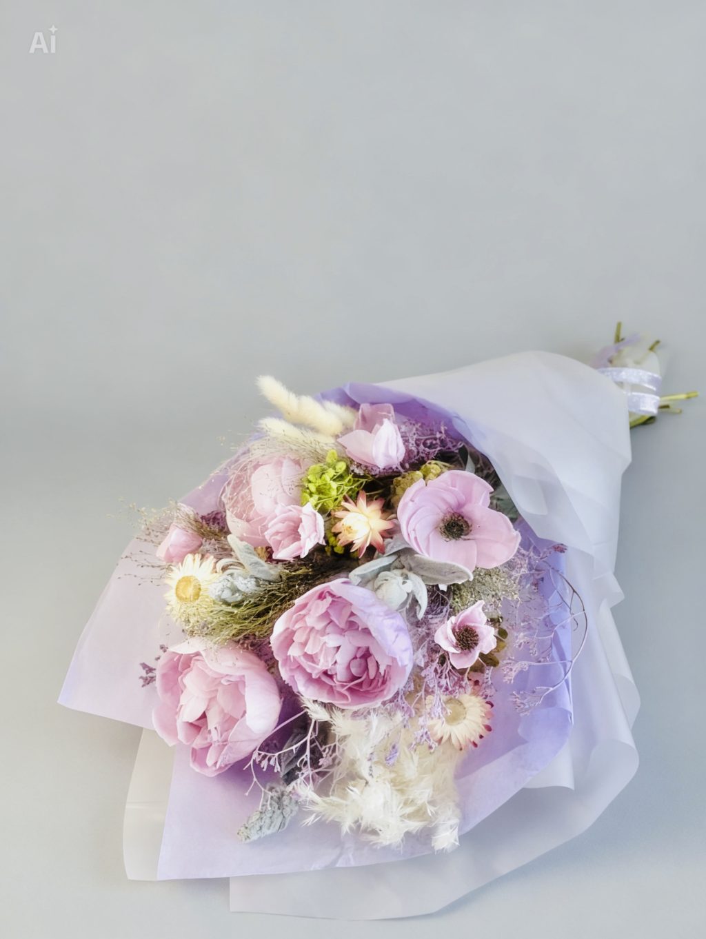 Пионы/ букет из натуральных цветов, который не завянет