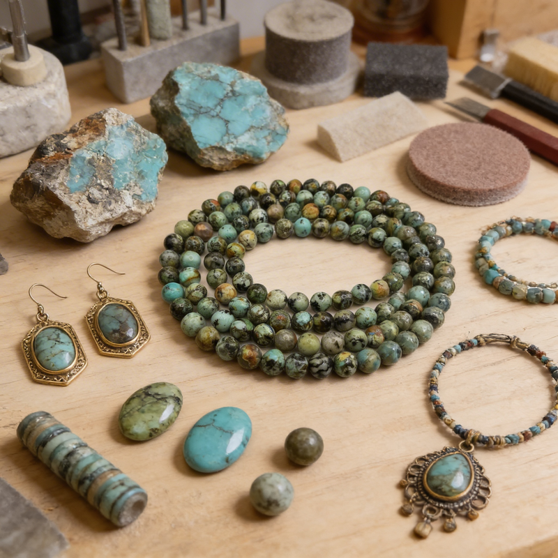 Африканская бирюза — что это за камень? Полный гид для мастеров
