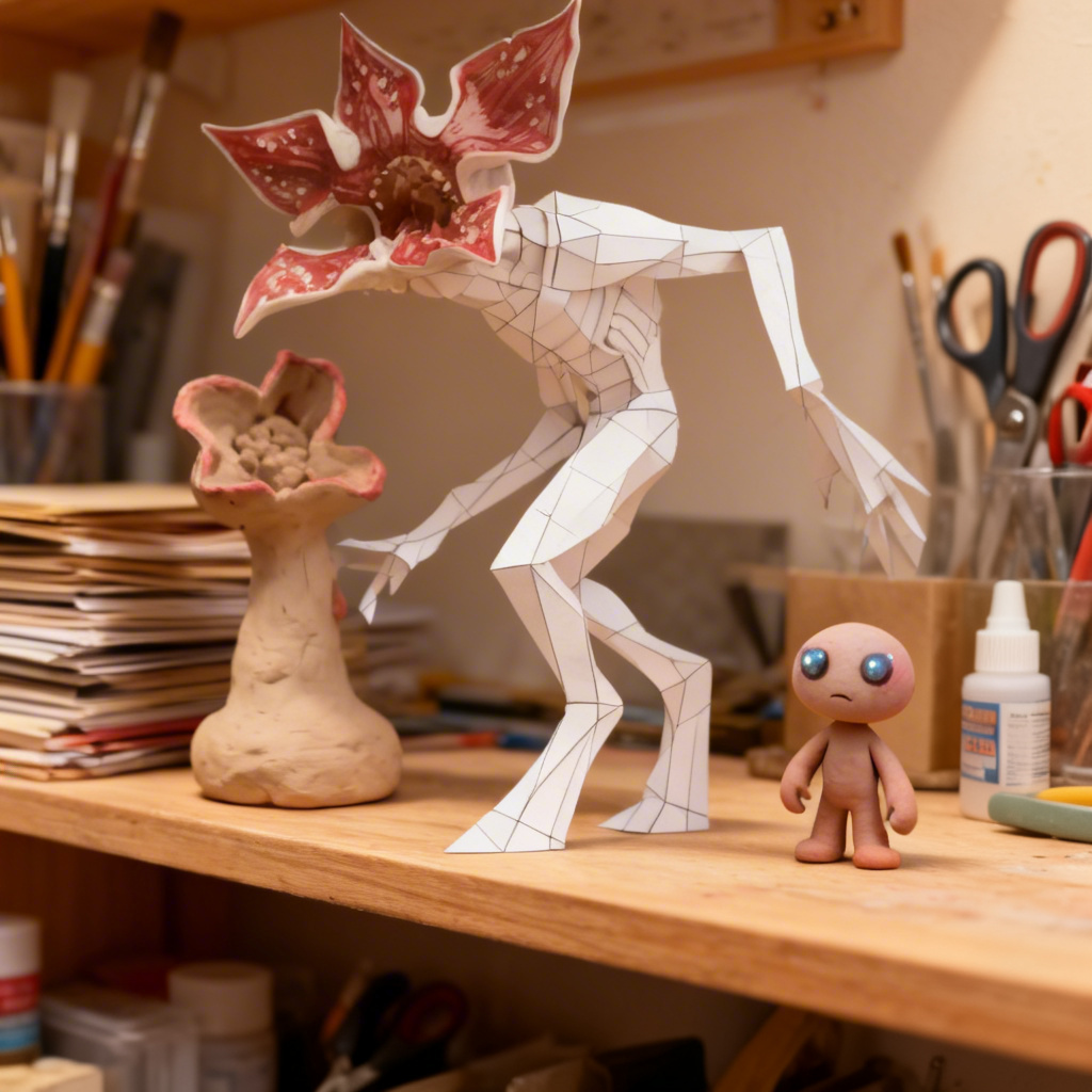 Как сделать демогоргона своими руками: 3 мастер-класса (глина, бумага, полимерная глина)