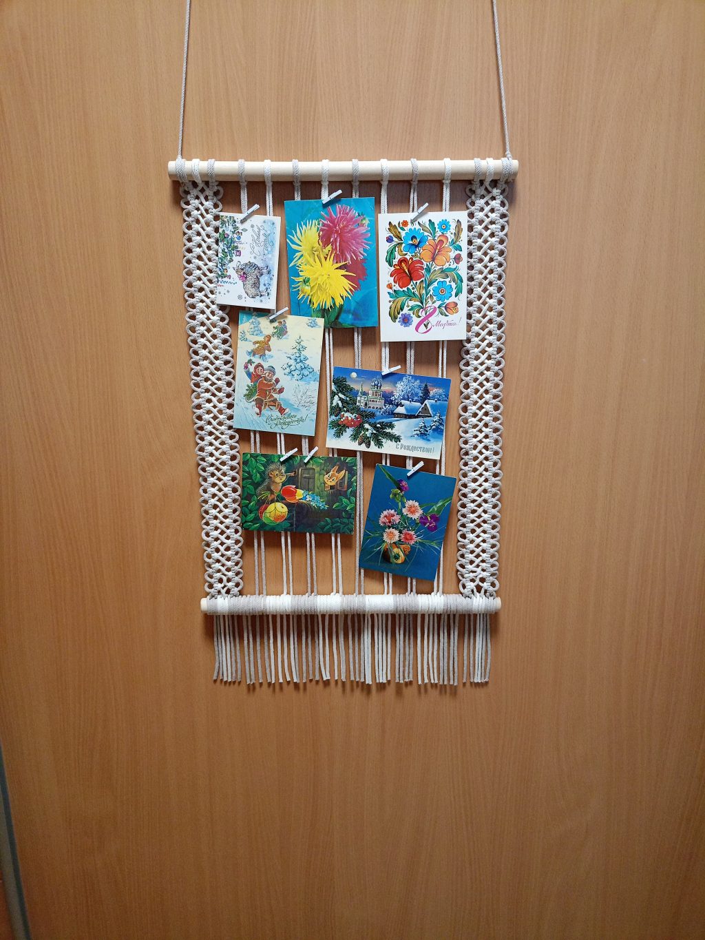 Макраме панно Фоторамка