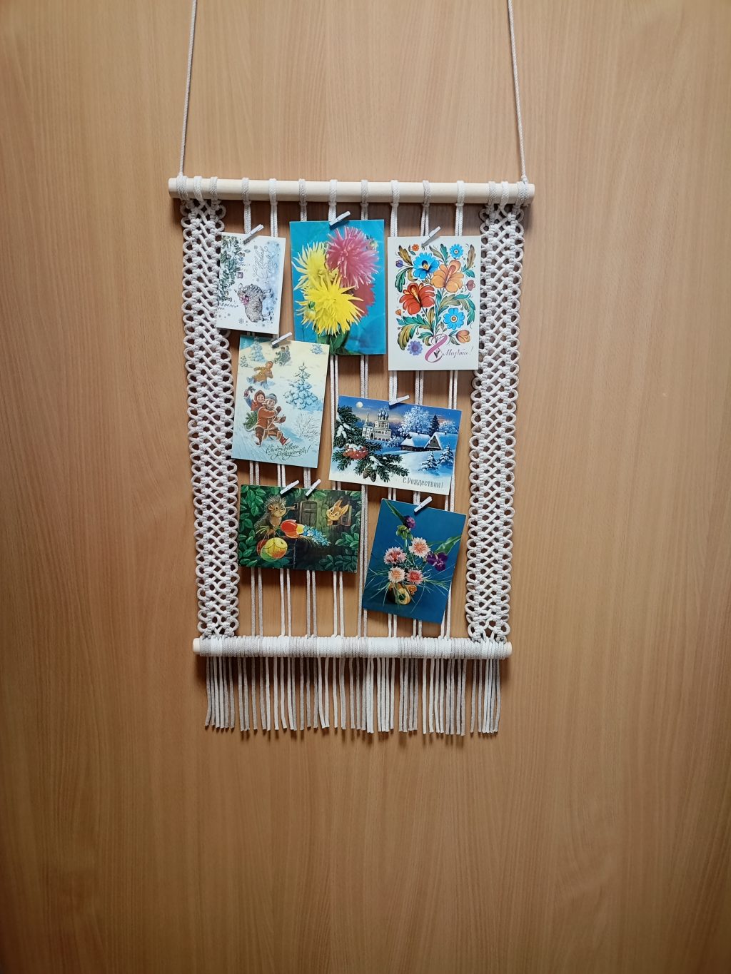 Макраме панно Фоторамка