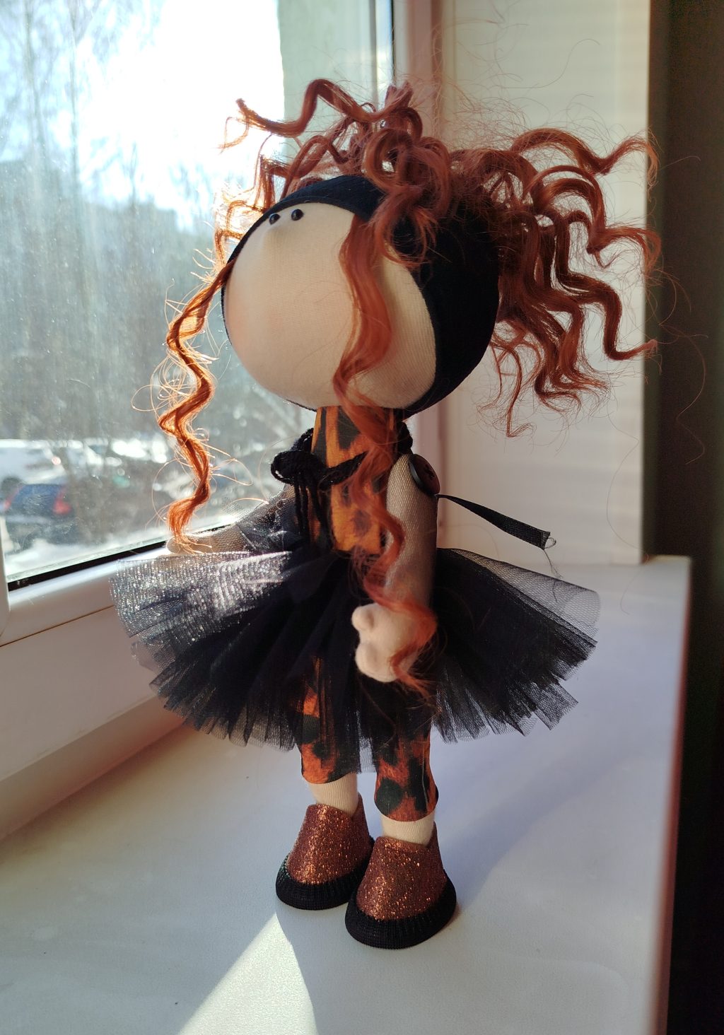 Интерьерная текстильная кукла