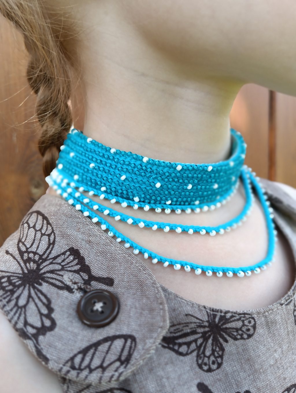 Бирюзовый ожерелок