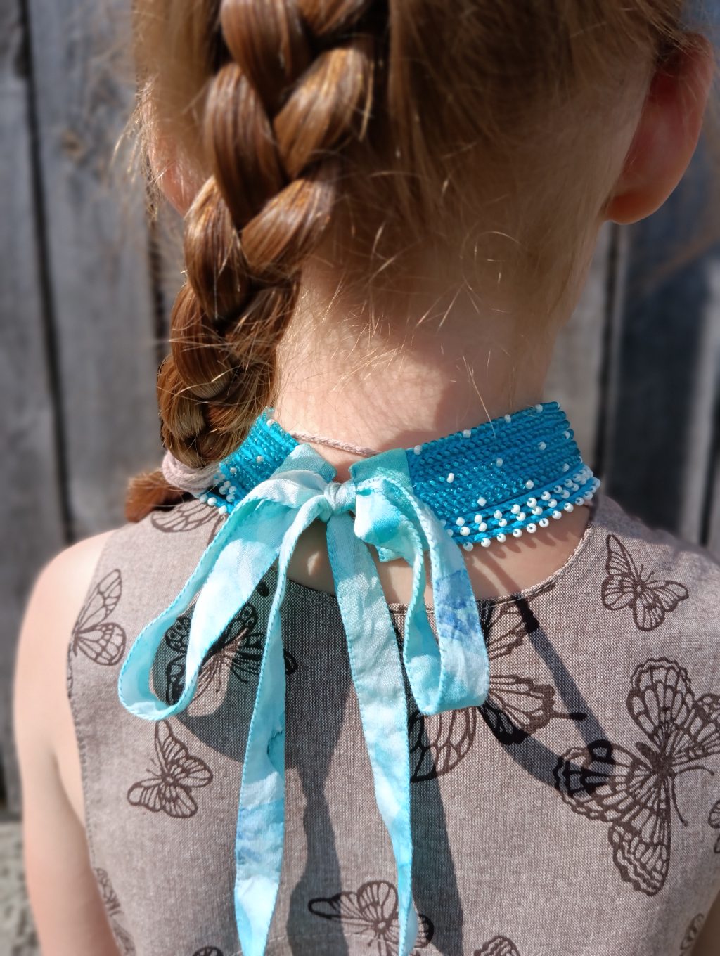 Бирюзовый ожерелок