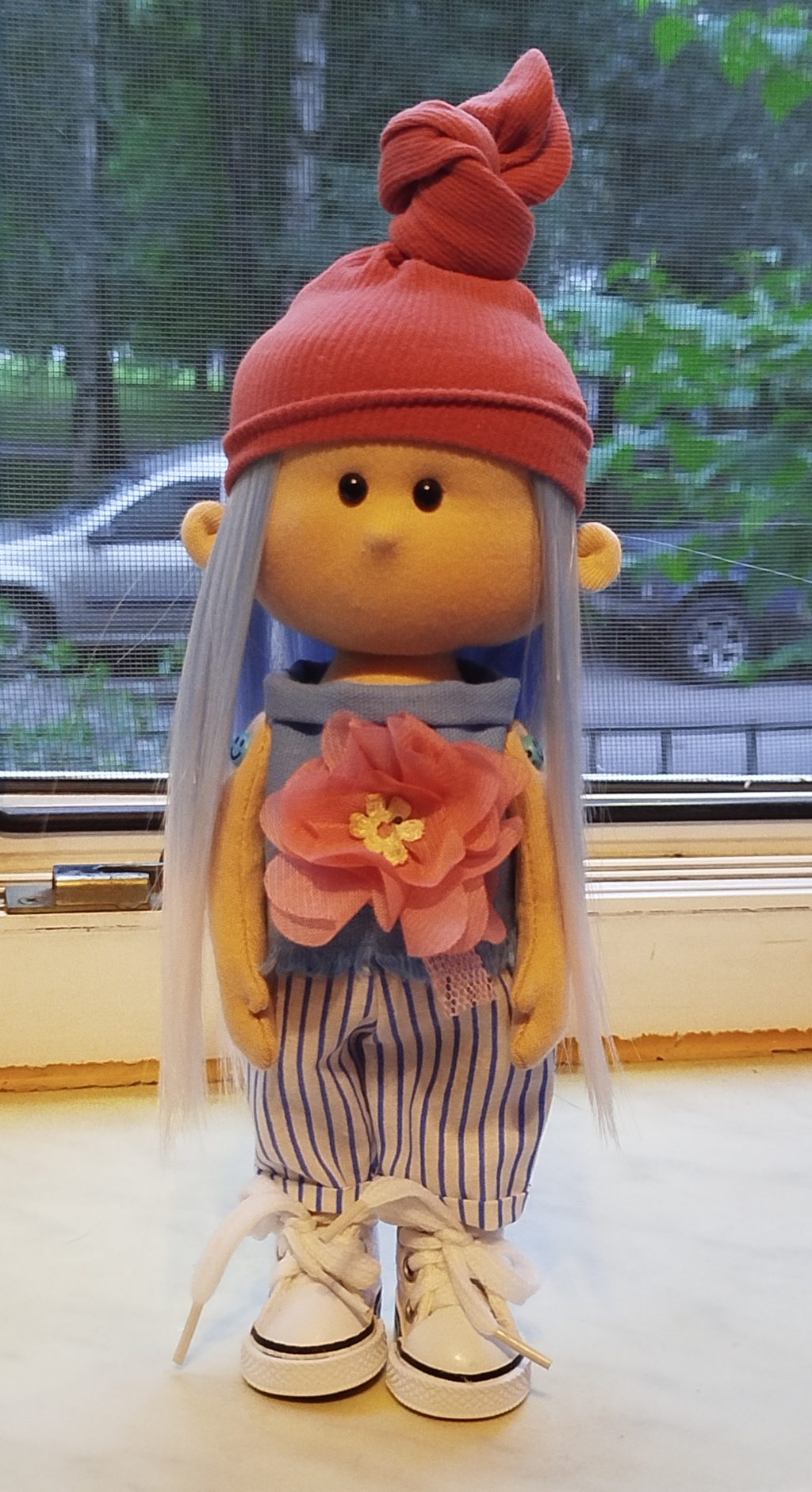 Интерьерная текстильная кукла