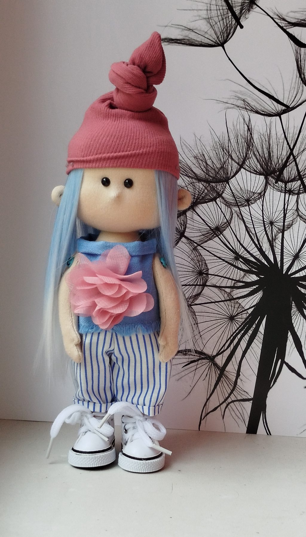 Интерьерная текстильная кукла