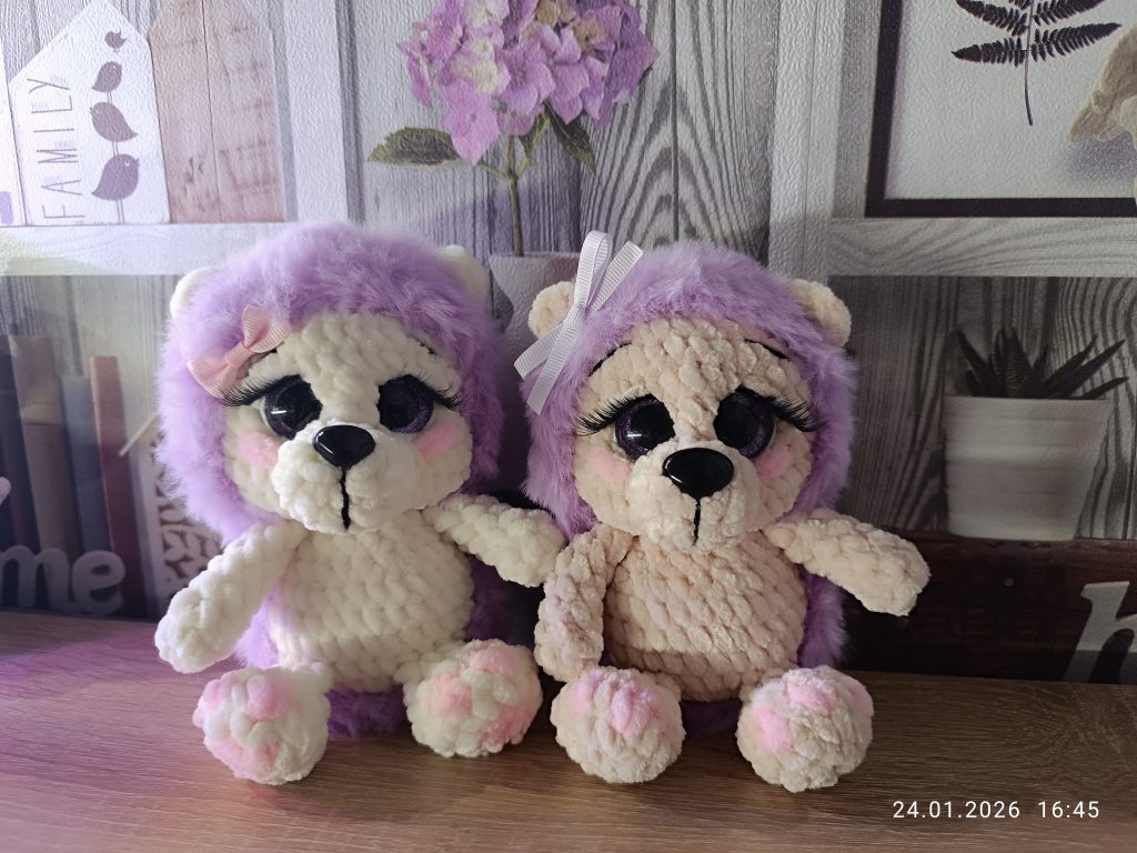 Вязаные игрушки ручной работы ассорти